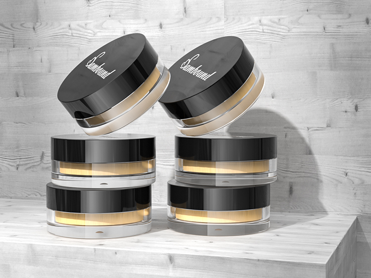 高透明带滤网散粉分装盒注塑件 高透明带滤网散粉分装盒注塑件